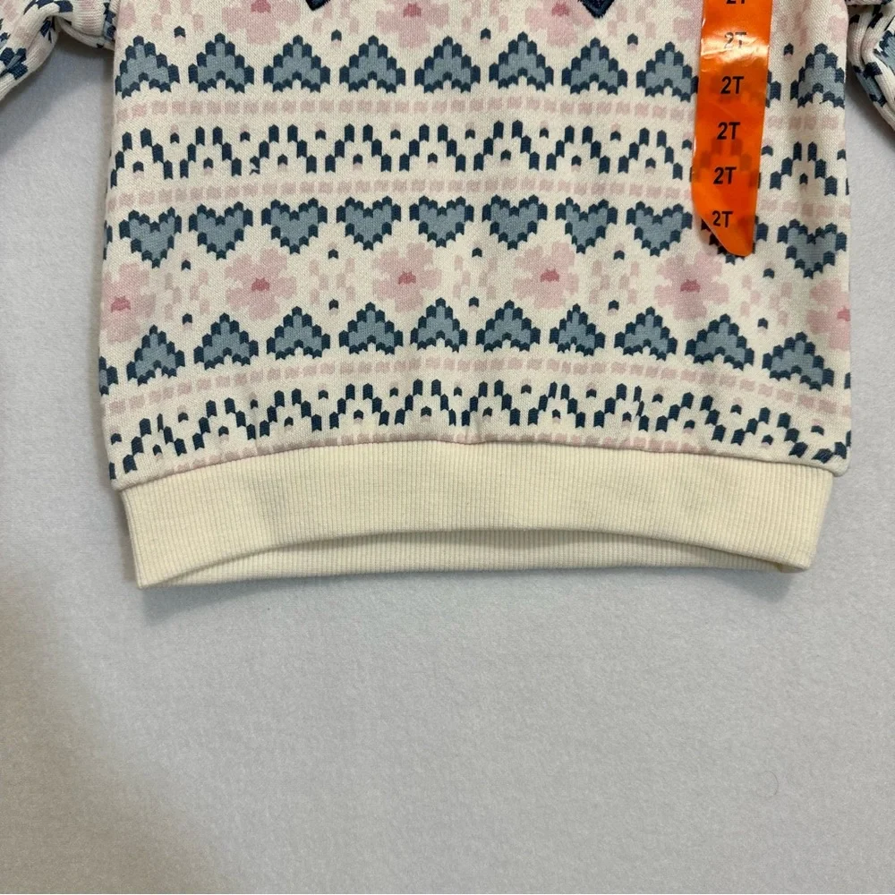 Lucky Brand Girls Hoodie Sweatshirt size 2T - Picture 4 of 6